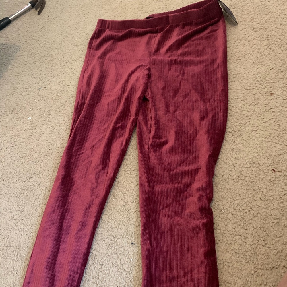 Red Velvet leggings New for Girl